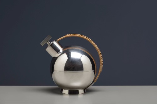 Metalwork thermos by Sylvia Stave.